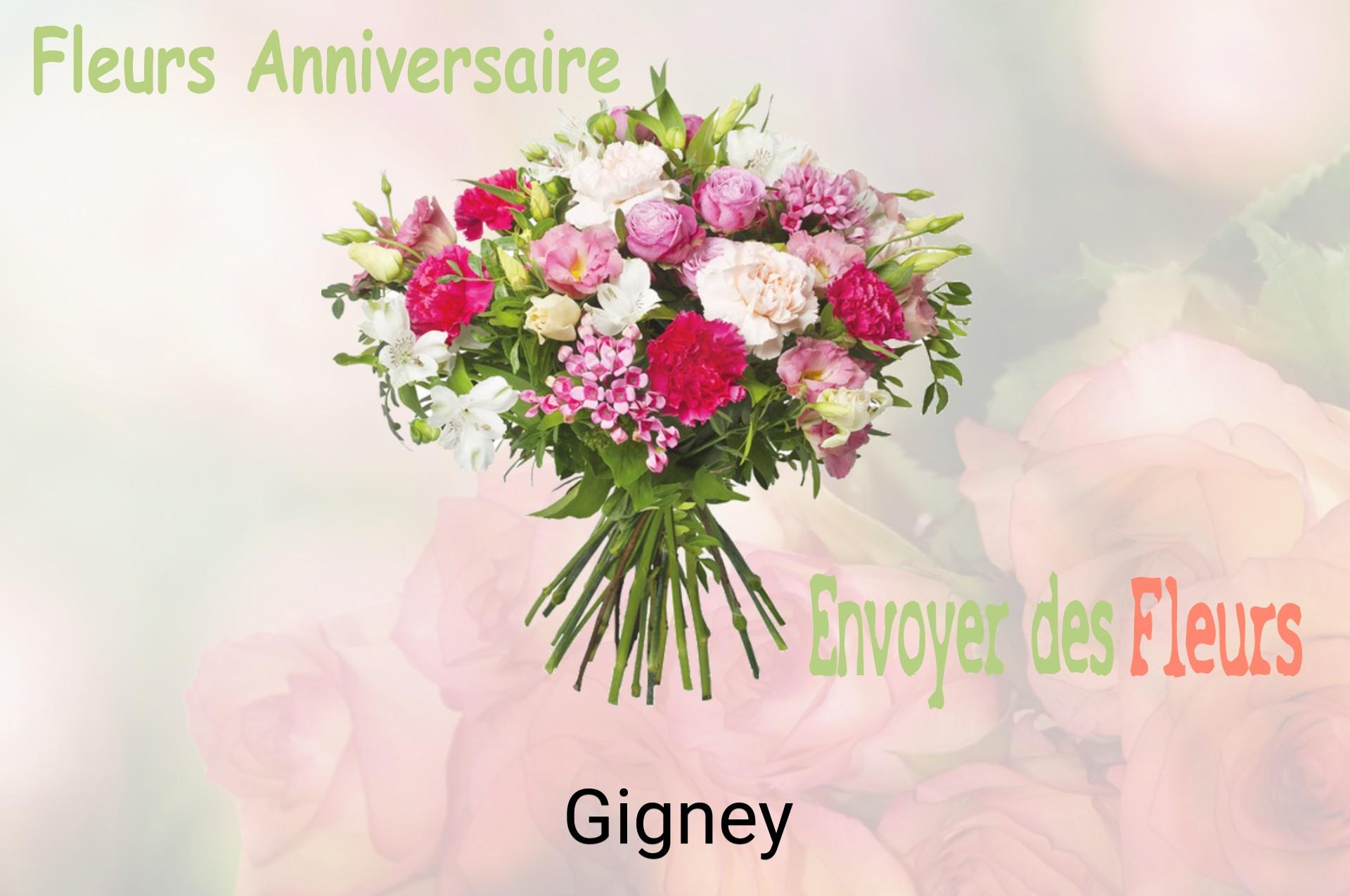 Bouquet de fleurs d’anniversaire livré à Gigney