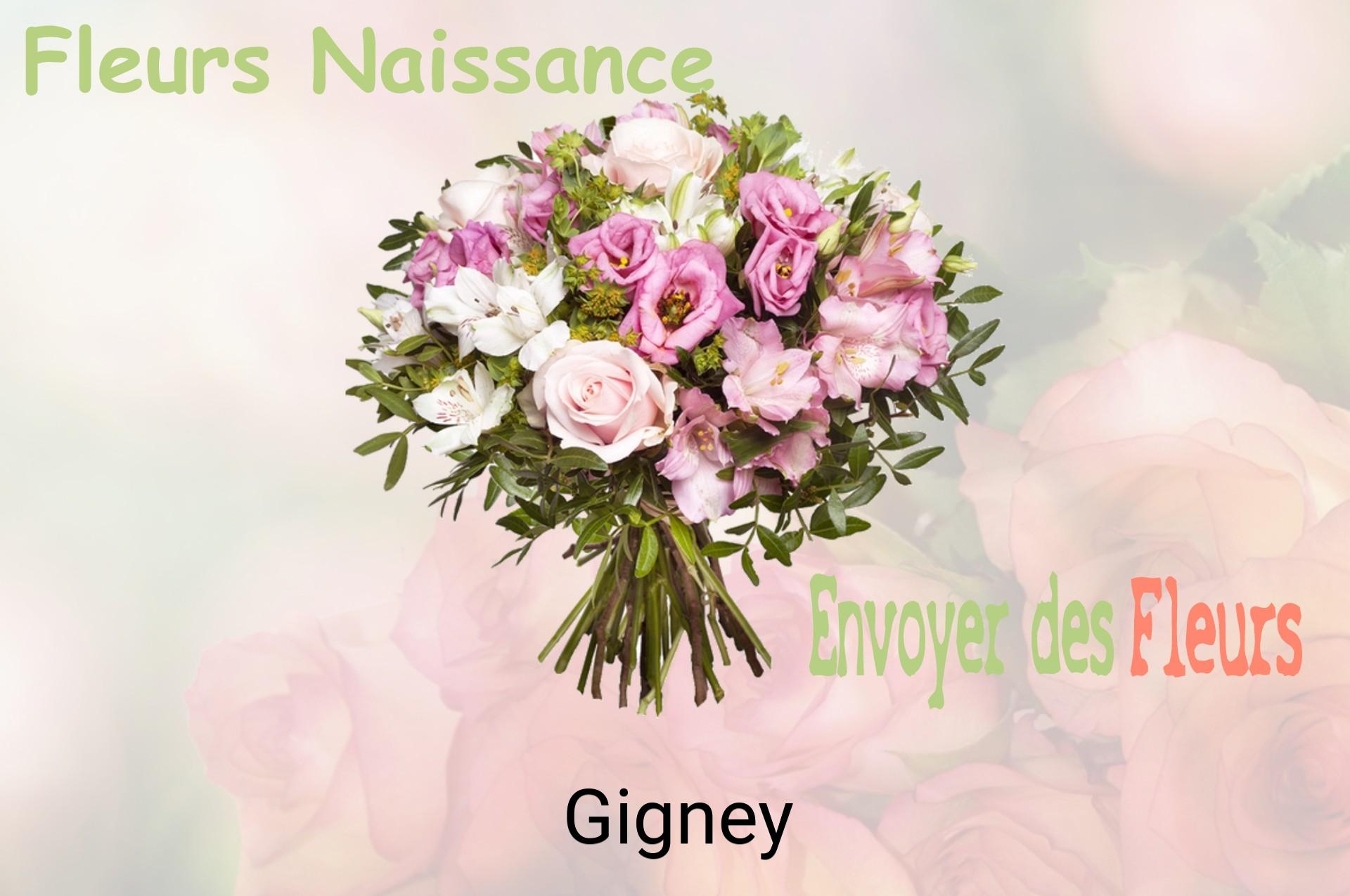 Bouquet de fleurs de naissance livré à Gigney